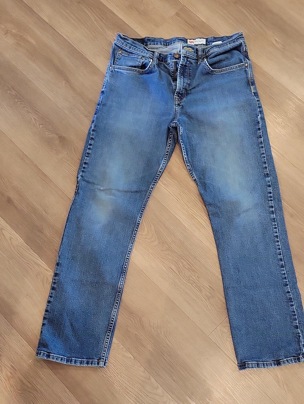 Wrangler Men's Slim Straight Blue Jeans
